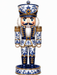 Blue Nutcracker Sign, MF-W-0021-DH-32, 32" Door Hanger