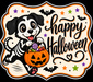 Dog Happy Halloween Sign, MF-W-0026-DH, Sign For Wreath, 22 in Door Hanger