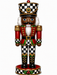Traditional Nutcracker, Darker Skin Tone Nutcracker, MF-W-0056-DH-32, 32" Door Hanger