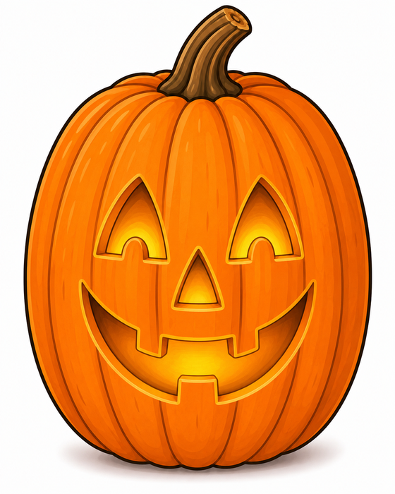 Classic Jack-o'-Lantern Pumpkin Sign, MF-W-0076, 12in Sign For Wreath, Wood Wreath Sign