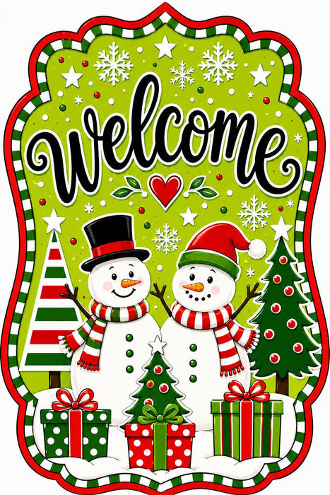 Welcome Snowmen Couple - MF-W-0113