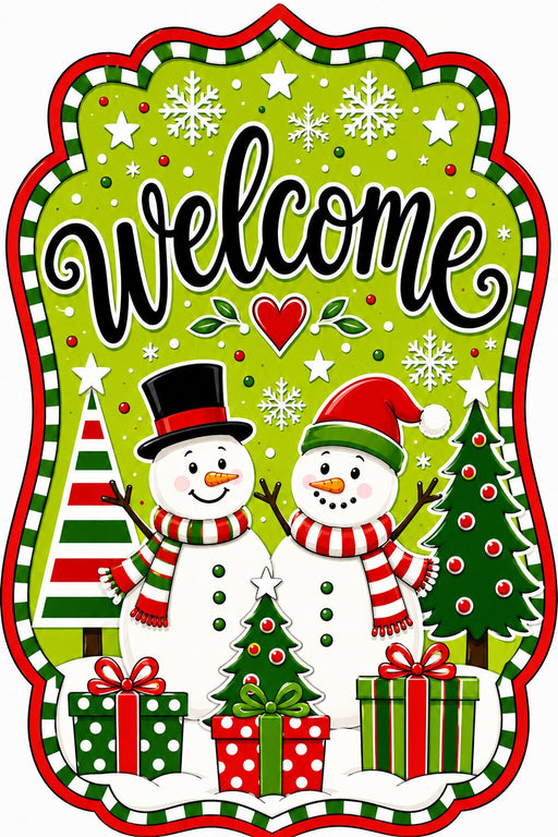 Welcome Snowmen Couple - MF-W-0113