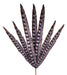 33"L Faux Pheasant Feather Spray X7 Grey/Black/Brown MJ0345H1