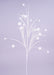 32"L Glittered Ball/Twig Fishline Spray White MN033427