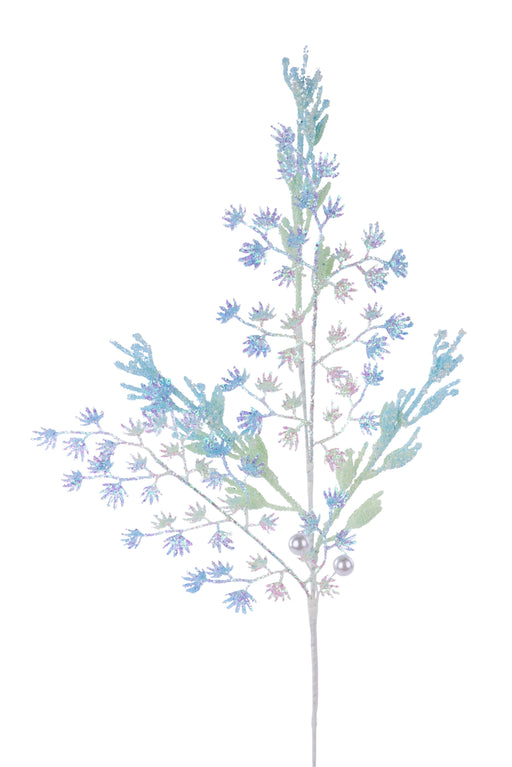 28.25"L Bead/Pearl/Sequin Coral Spray Teal/Mint MN049334 - DecoExchange®