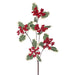 27 inch WP Variegated Holly Spray