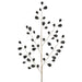 24 inch Metal Jewel Spray Black