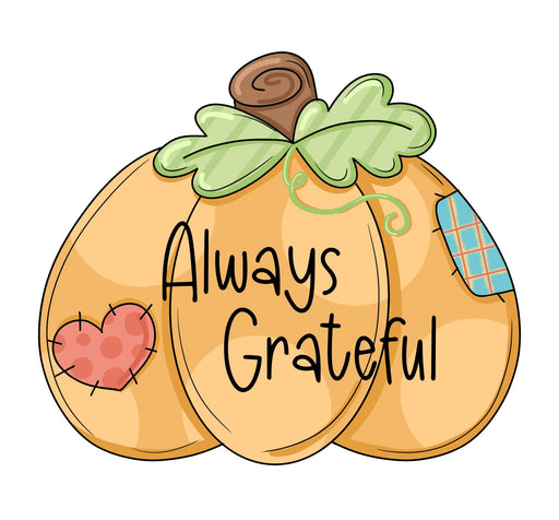 Always Grateful Pumpkin - PCD-W-213