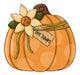 Give Thanks Pumpkin Door Hanger - PCD-W-215-DH