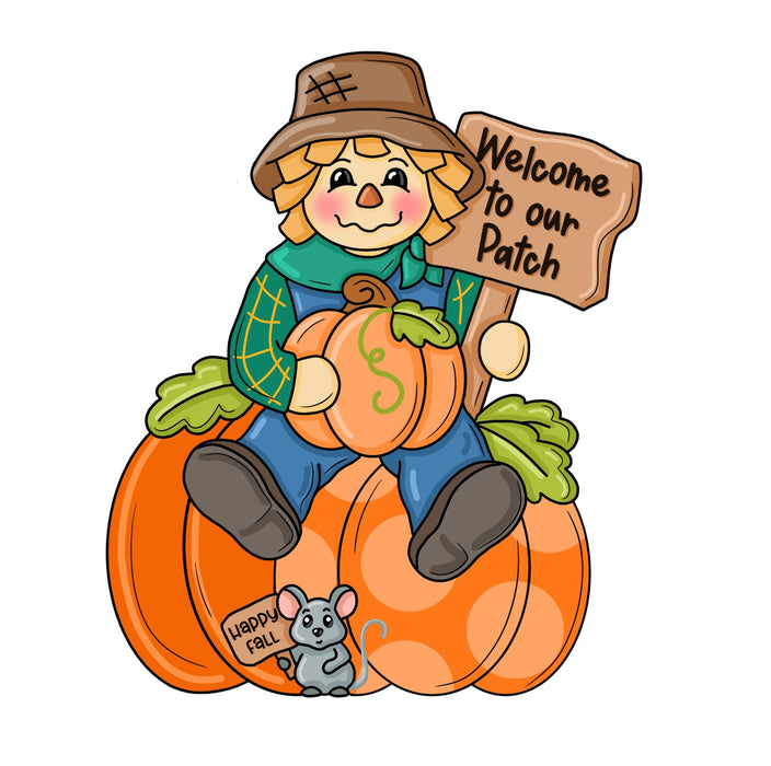 Welcome To Our Patch Scarecrow - PCD-W-220