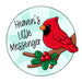 Heaven's Little Messenger Cardinal Door Hanger - PCD-W-226-DH