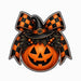 Pumpkin Bow Halloween Sign, PS-W-0003, Sign For Wreath, Wood Wreath Sign