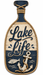 Lake Life Paddle Sign, PS-W-0010, 12in Sign For Wreath, Wood Wreath Sign