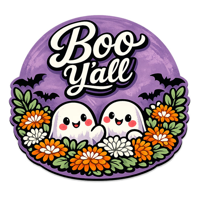 Boo Y'all Halloween Sign, PS-W-0120, 12in Sign For Wreath, Wood Wreath Sign