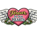 Forever In Our Hearts Winged Heart Memorial Sign PS-W-0132