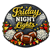 Friday Night Lights Footballs Pompoms Sign PS-W-0133