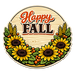 Happy Fall Sunflowers Wheat Sign PS-W-0140
