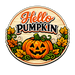 Hello Pumpkin Jack-o-Lantern Sign PS-W-0146