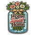 Home Sweet Home Mason Jar Sign PS-W-0150