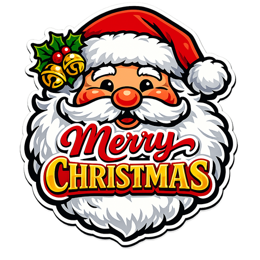 Merry Christmas Santa Sign PS-W-0162