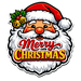 Merry Christmas Santa Sign PS-W-0162