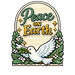Peace On Earth Dove Arch Sign PS-W-0166