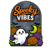 Spooky Vibes Ghost Mums Arch Sign PS-W-0168