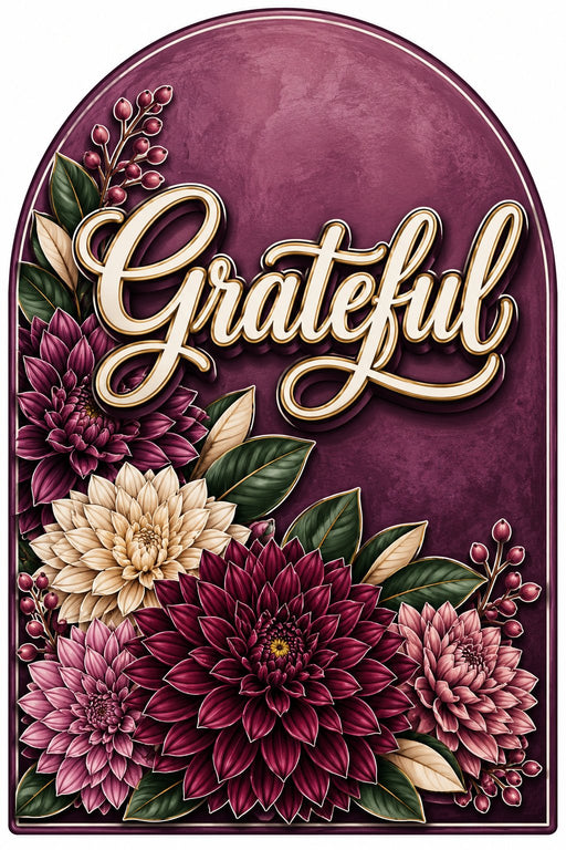 Grateful Dahlia Arch - PS-W-0216