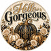 Hello Gorgeous Elegant Pumpkins - PS-W-0226