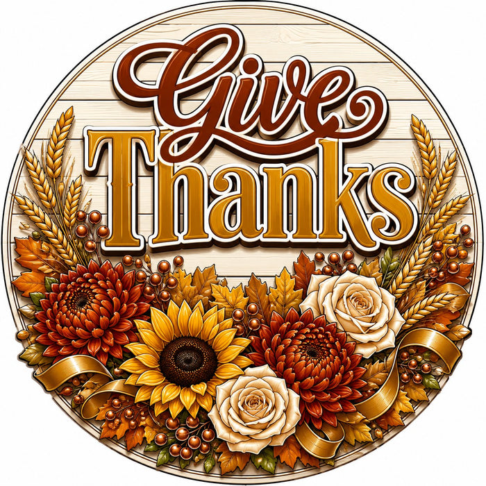 Give Thanks Sunflower Harvest - PS-W-0230