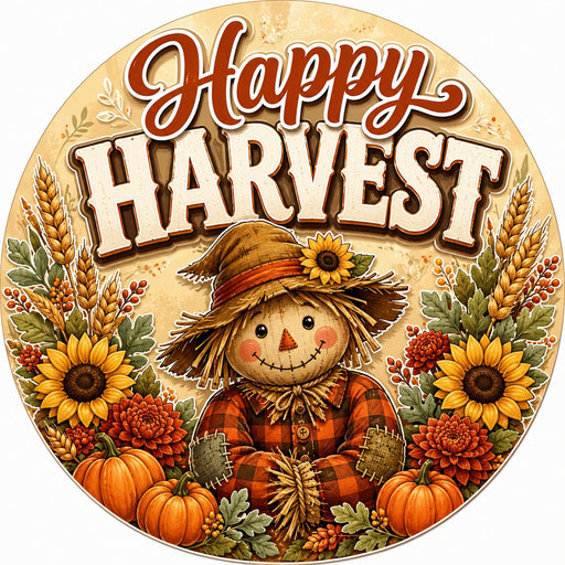 Happy Harvest Scarecrow - PS-W-0234