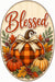 Blessed Buffalo Check Pumpkin - PS-W-0236
