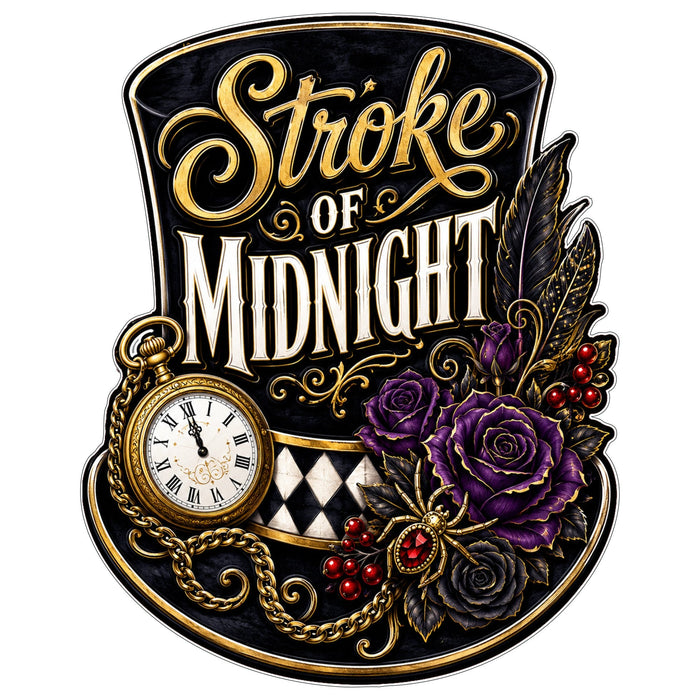 Stroke of Midnight Top Hat - PS-W-0239