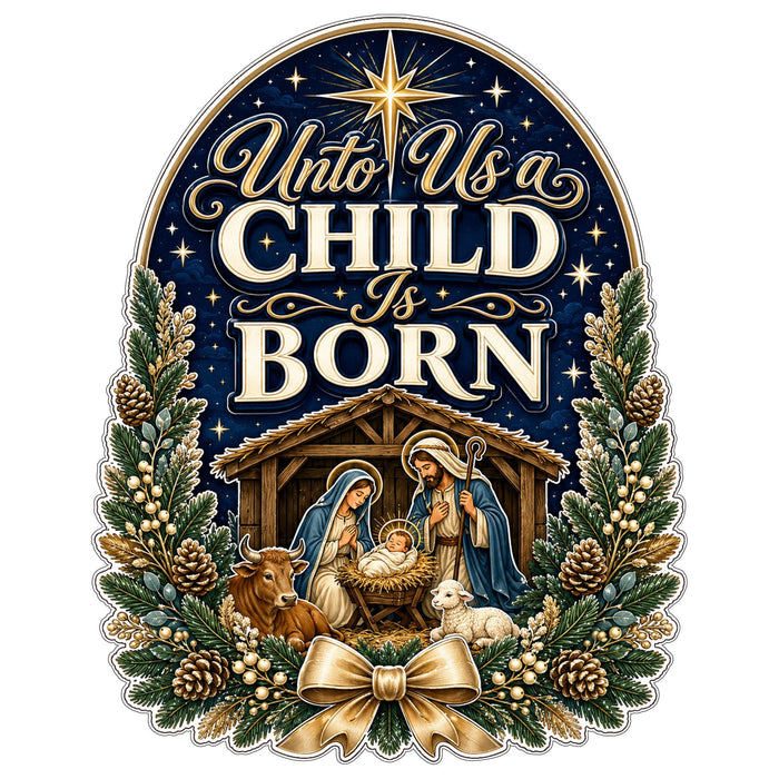 Unto Us a Child Is Born - PS-W-0245