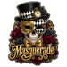 Masquerade Skull Top Hat - PS-W-0247