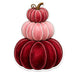 Pink Velvet Pumpkin Stack - PS-W-0251