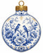 Blue Chinoiserie Songbird & Peony - PS-W-0262
