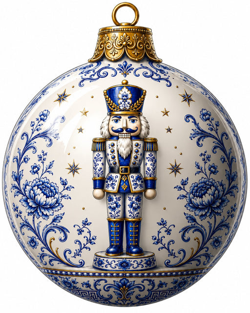 Blue & White Delft Nutcracker - PS-W-0267