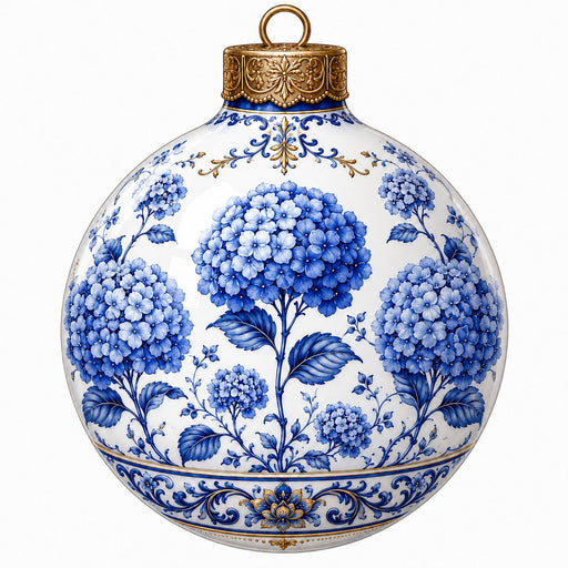 Blue & White Hydrangea - PS-W-0269