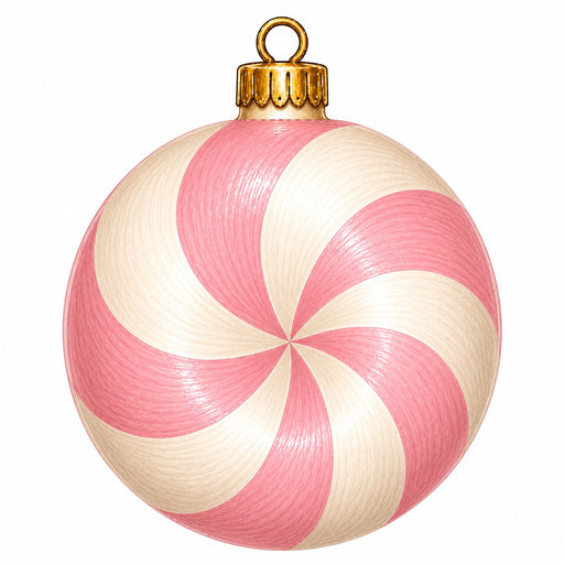 Pink Peppermint Candy Swirl - PS-W-0277