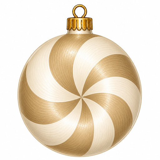 Gold Peppermint Candy Swirl - PS-W-0286