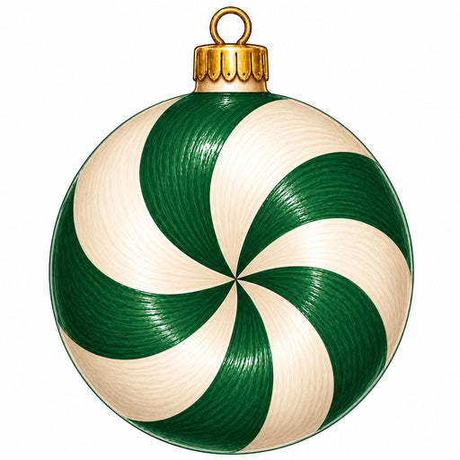 Emerald Peppermint Candy Swirl - PS-W-0287