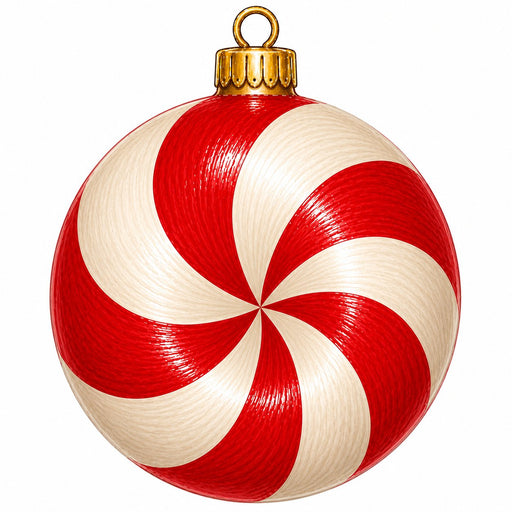 Red Peppermint Candy Swirl - PS-W-0288