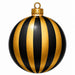 Black & Gold Striped Ornament - PS-W-0315-DH-22