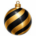 Black & Gold Swirl Ornament - PS-W-0317
