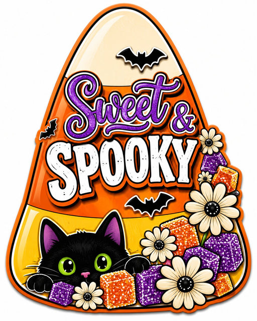 Sweet & Spooky Black Cat - PS-W-0329
