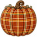 Buffalo Plaid Pumpkin - PS-W-0330