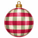 Red & Green Buffalo Check Ornament Door Hanger - PS-W-0337-DH-22
