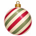 Red & Green Swirl Ornament - PS-W-0338
