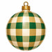 Green & Gold Buffalo Check Ornament - PS-W-0345